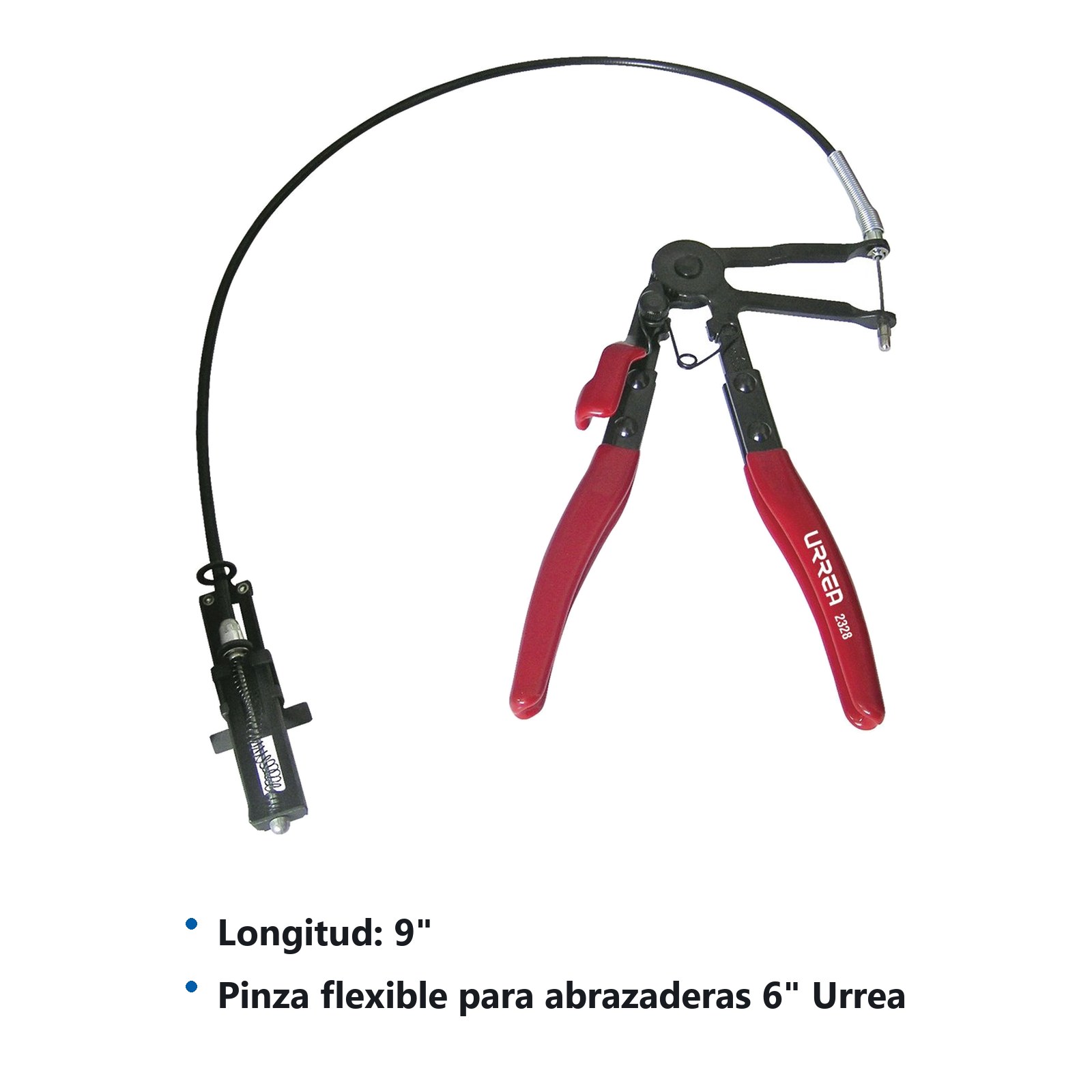 Pinza para abrazaderas flexible 9" Urrea - Imagen 3
