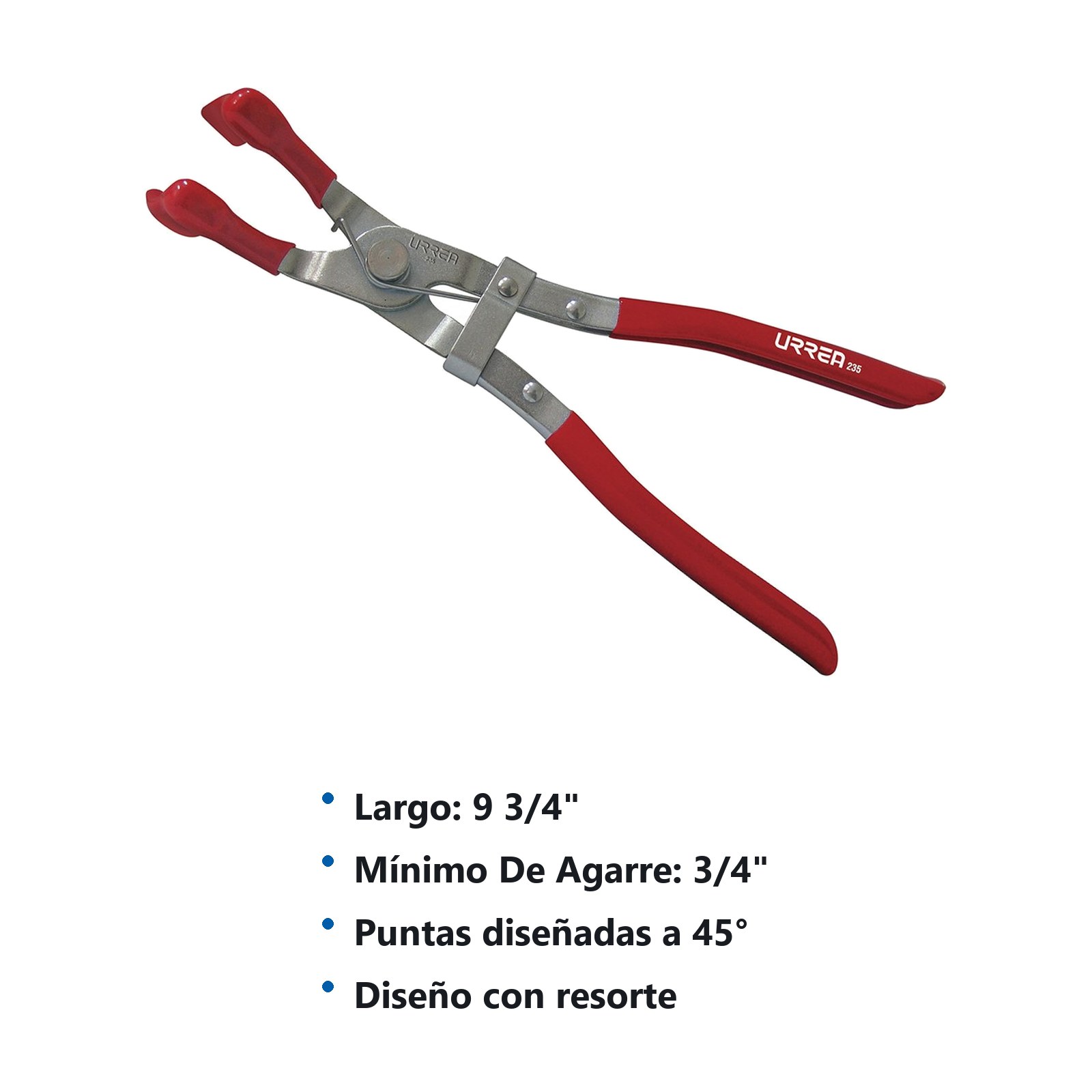 Pinza para remover capuchones de bujías minimo de agarre 3/4" Urrea - Imagen 3