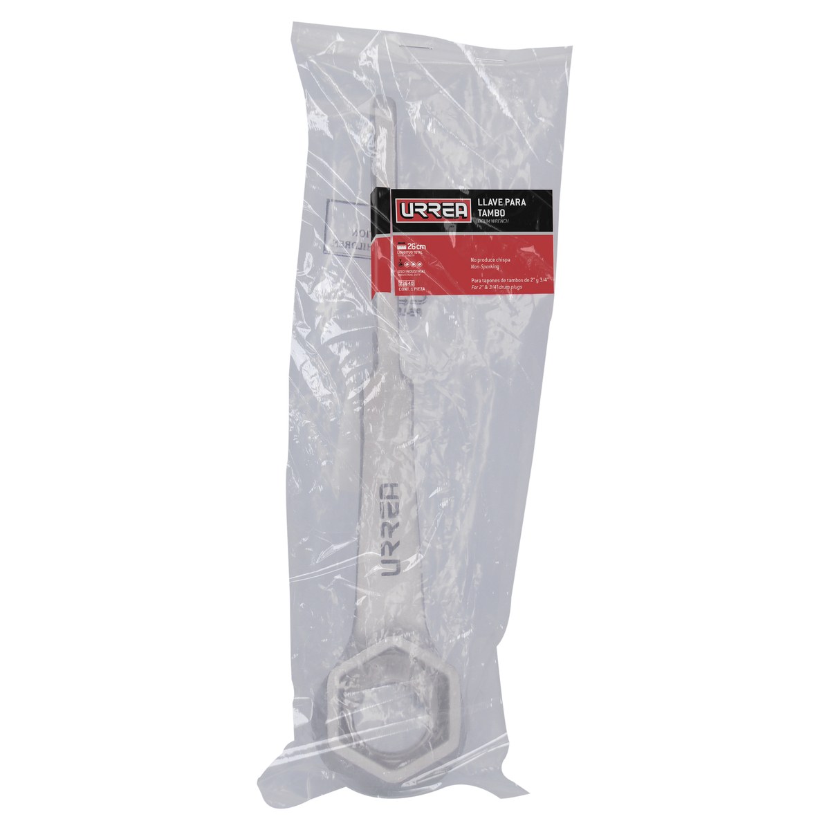 Llave para tapa de tambo de aluminio fundido 2" y 3/4" Urrea - Imagen 2