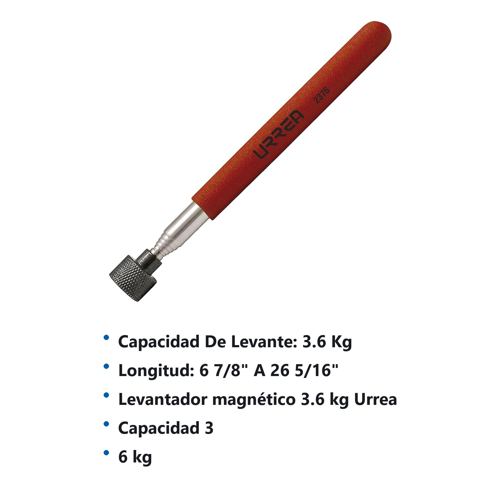 Levantador magnético 3.6 kg Urrea - Imagen 2