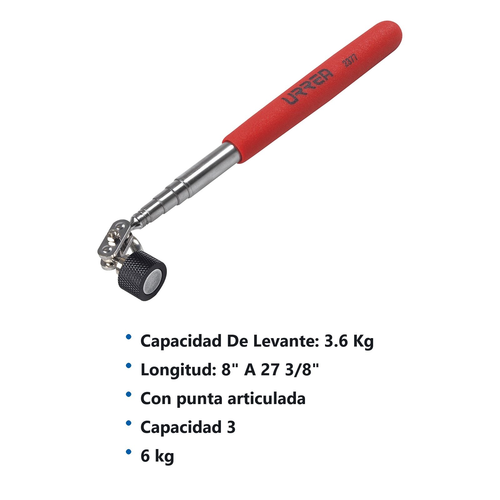 Levantador magnético punta articulada 3.6 kg Urrea - Imagen 3