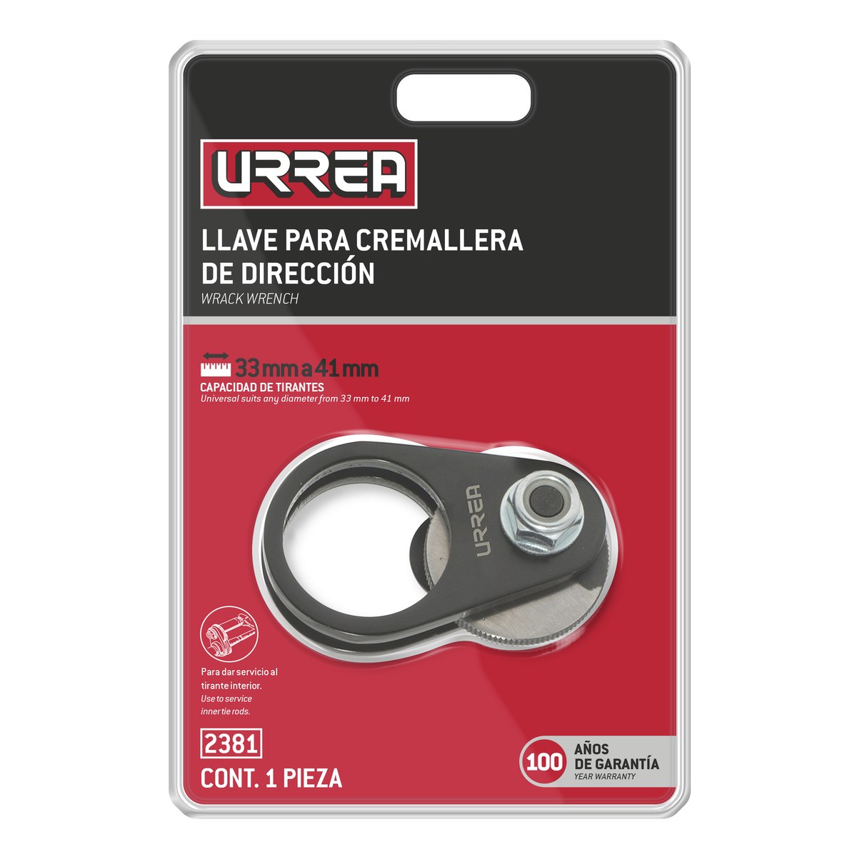 Llave para la cremallera de dirección Urrea - Imagen 2