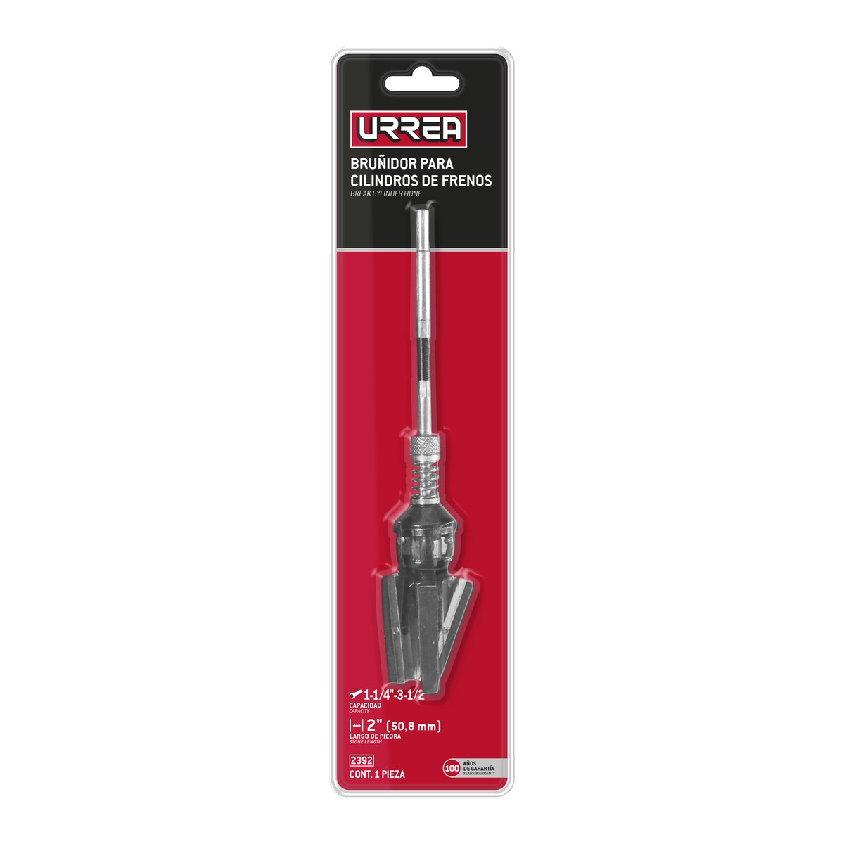 Bruñidora para frenos de tambor de 1-1/4" a 3-1/2" Urrea - Imagen 2