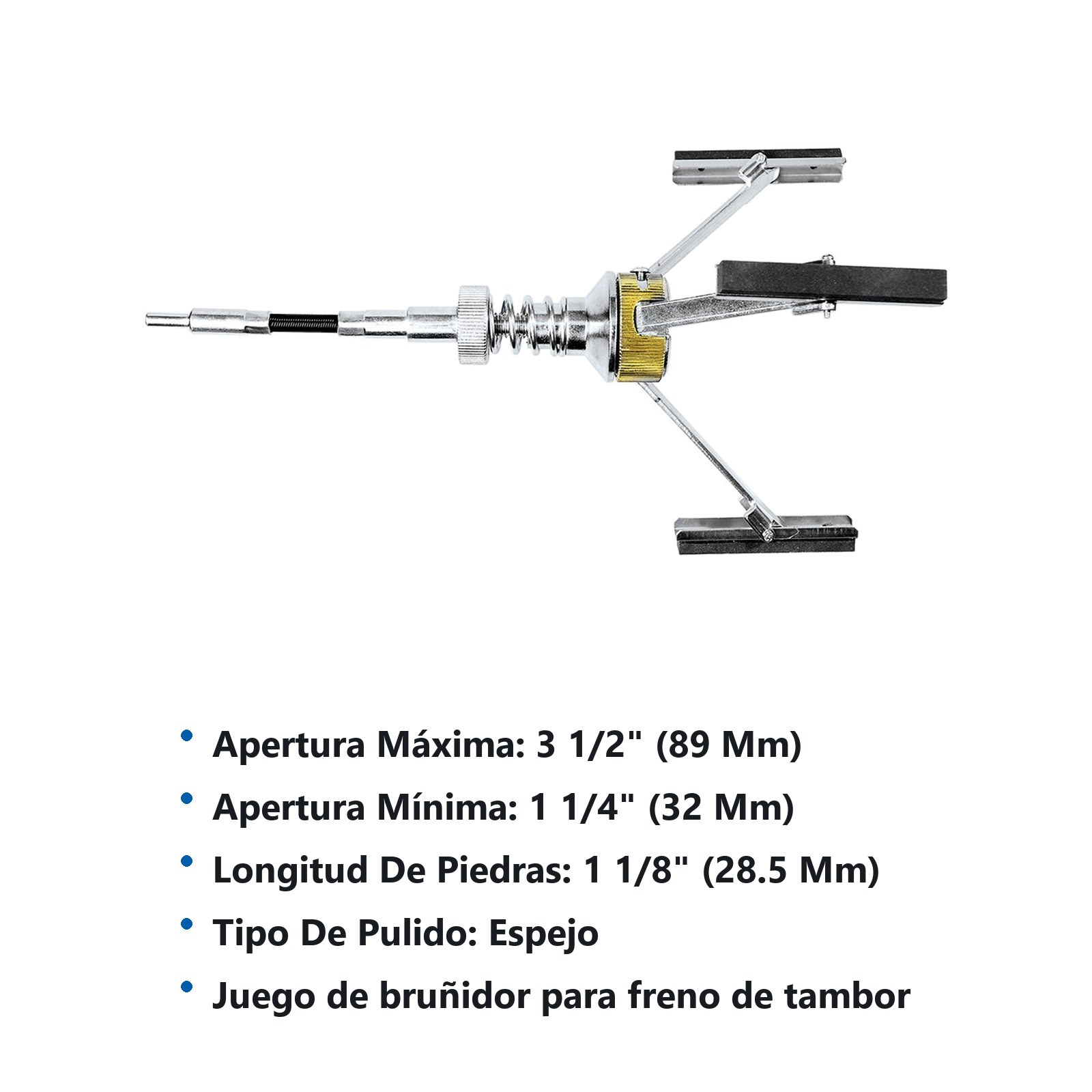 Bruñidora para frenos de tambor de 1-1/4" a 3-1/2" Urrea - Imagen 3