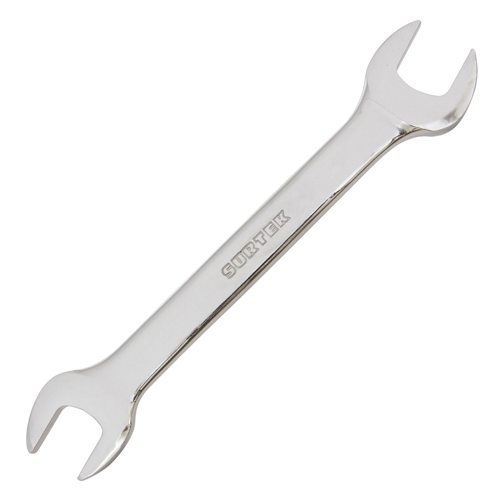 Llave española pulido espejo en pulgadas, 7/16" x 1/2" Surtek