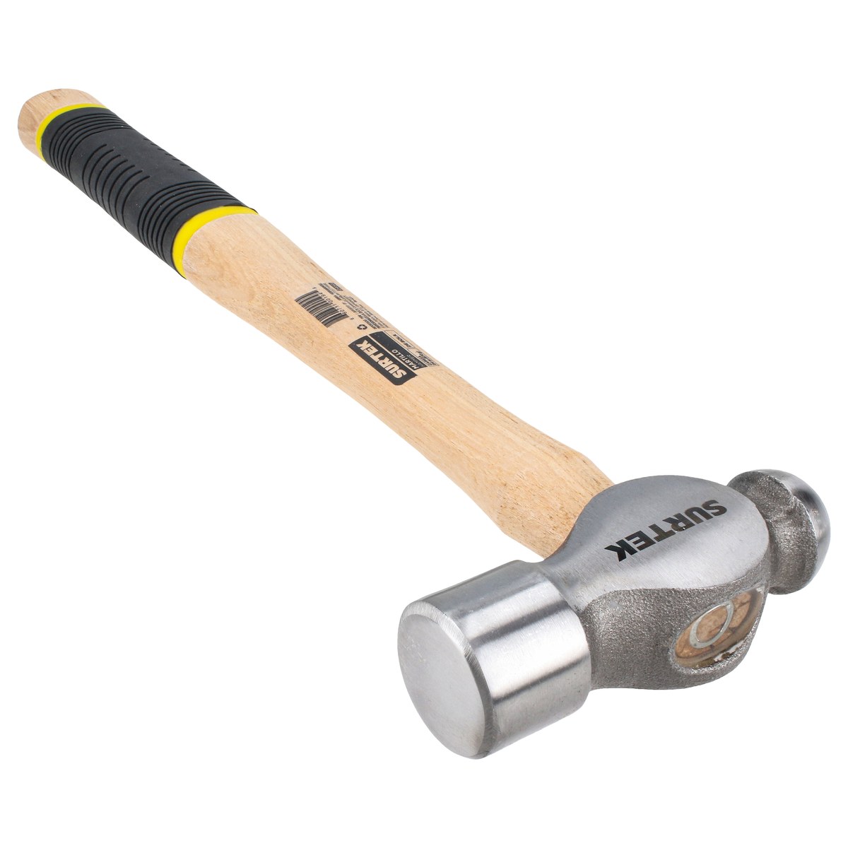 Martillo pulido de bola con mango de madera con grip de 16", 24 oz Surtek