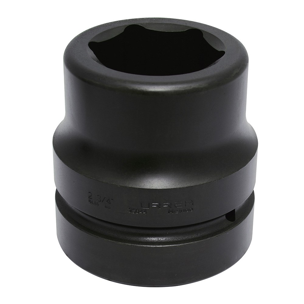 Dado de impacto cuadro de 2-1/2", 6 puntas, en pulgadas, 2-3/4" Urrea