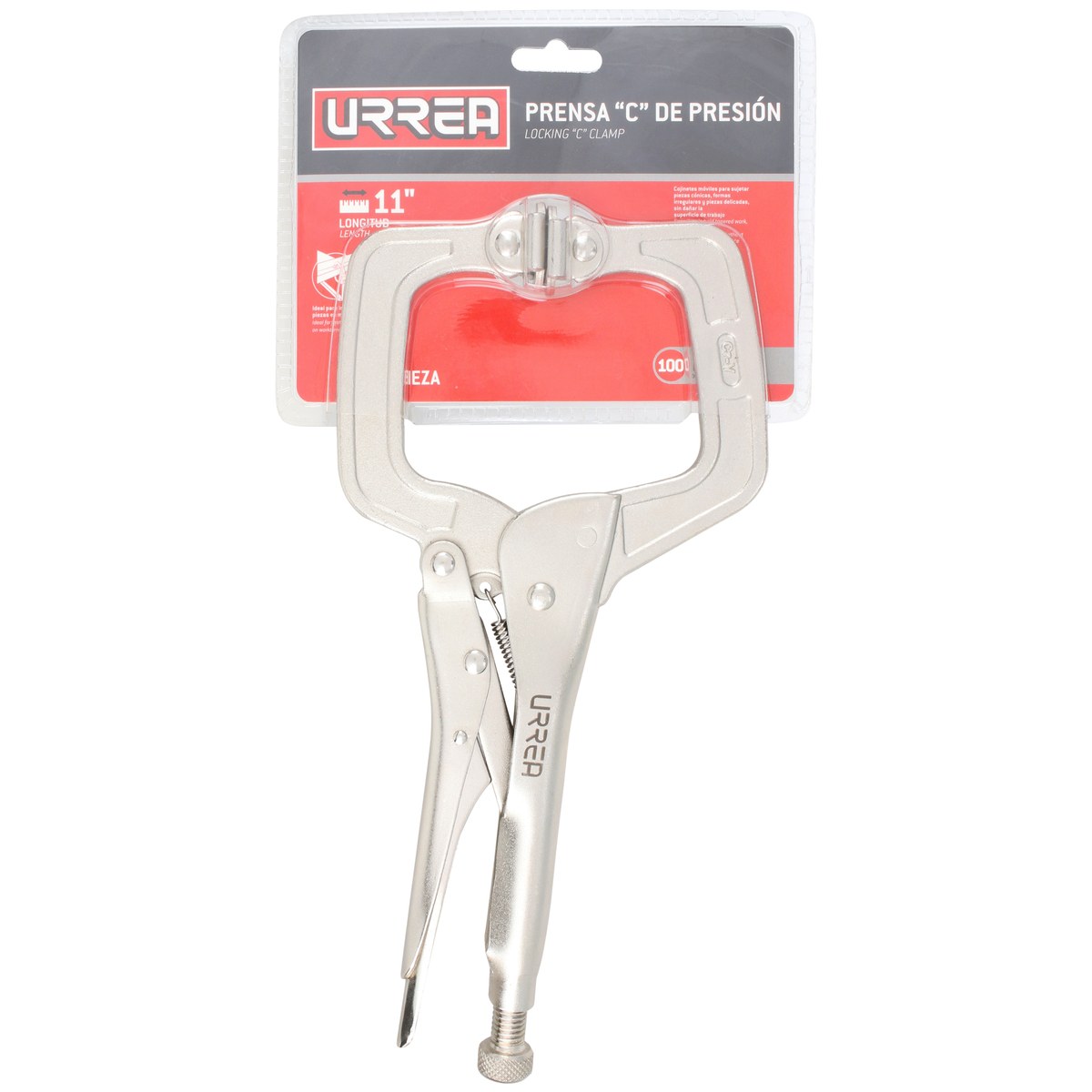 Pinza de presión de 11" ajustable tipo "C" Urrea - Imagen 2