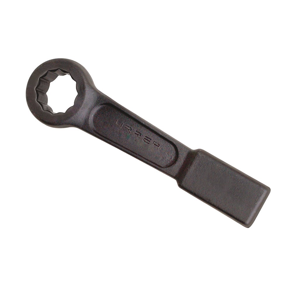 Llave de golpe plana fosfatizada en pulgadas, 12 puntas, 1-3/8" Urrea