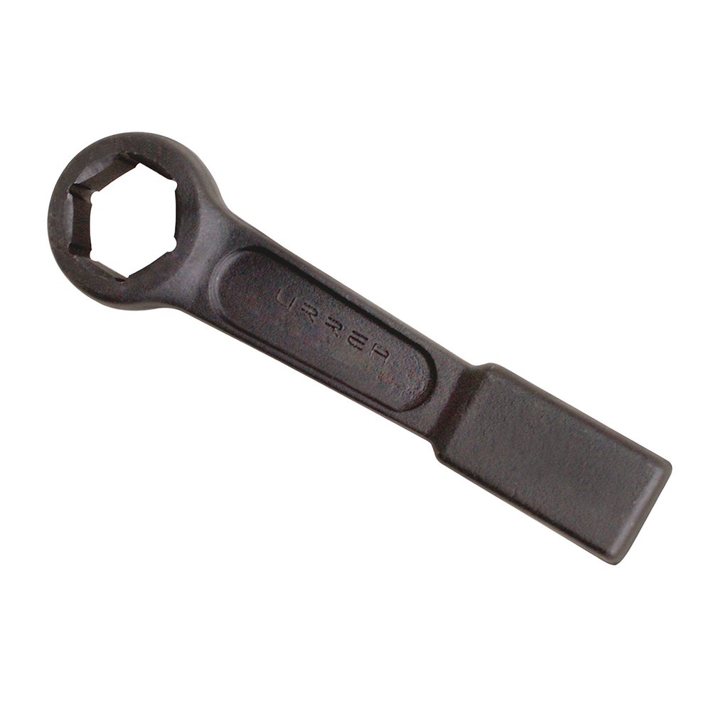 Llave de golpe plana fosfatizada en pulgadas, 6 puntas, 3-1/8" Urrea