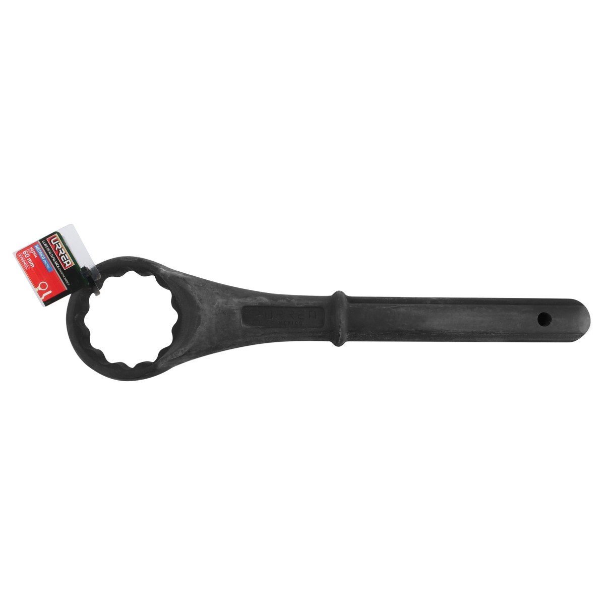 Llave acodada de alta palanca fosfatizada sin cola métrica, 12 puntas, 60 mm Urrea - Imagen 3