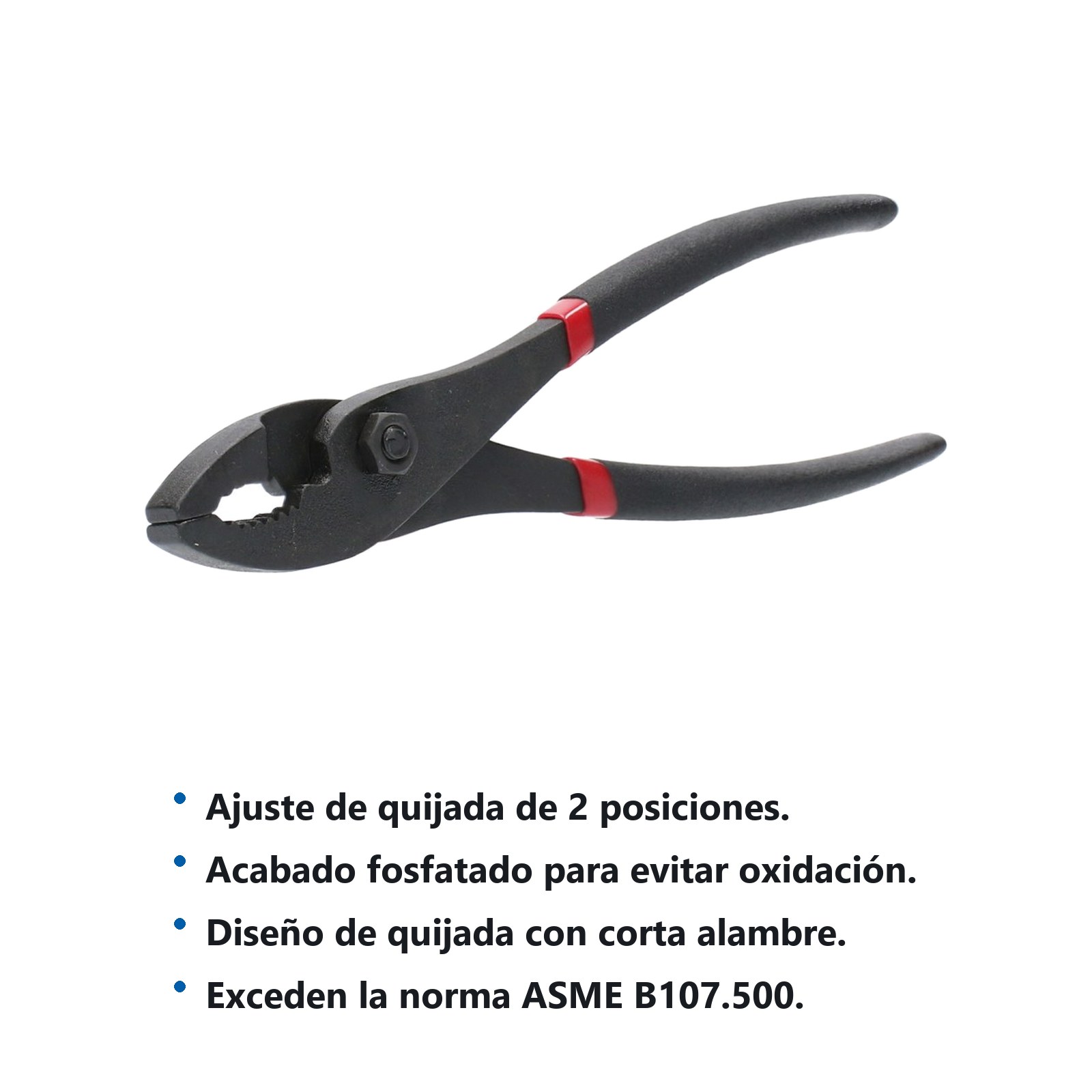 Pinza para mecánico fosfatizada de 10" Urrea - Imagen 2