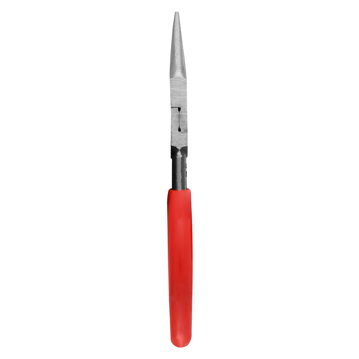 Pinza para electrónica con mango rubber grip de 5-5/8" punta aguja recta Urrea - Imagen 4