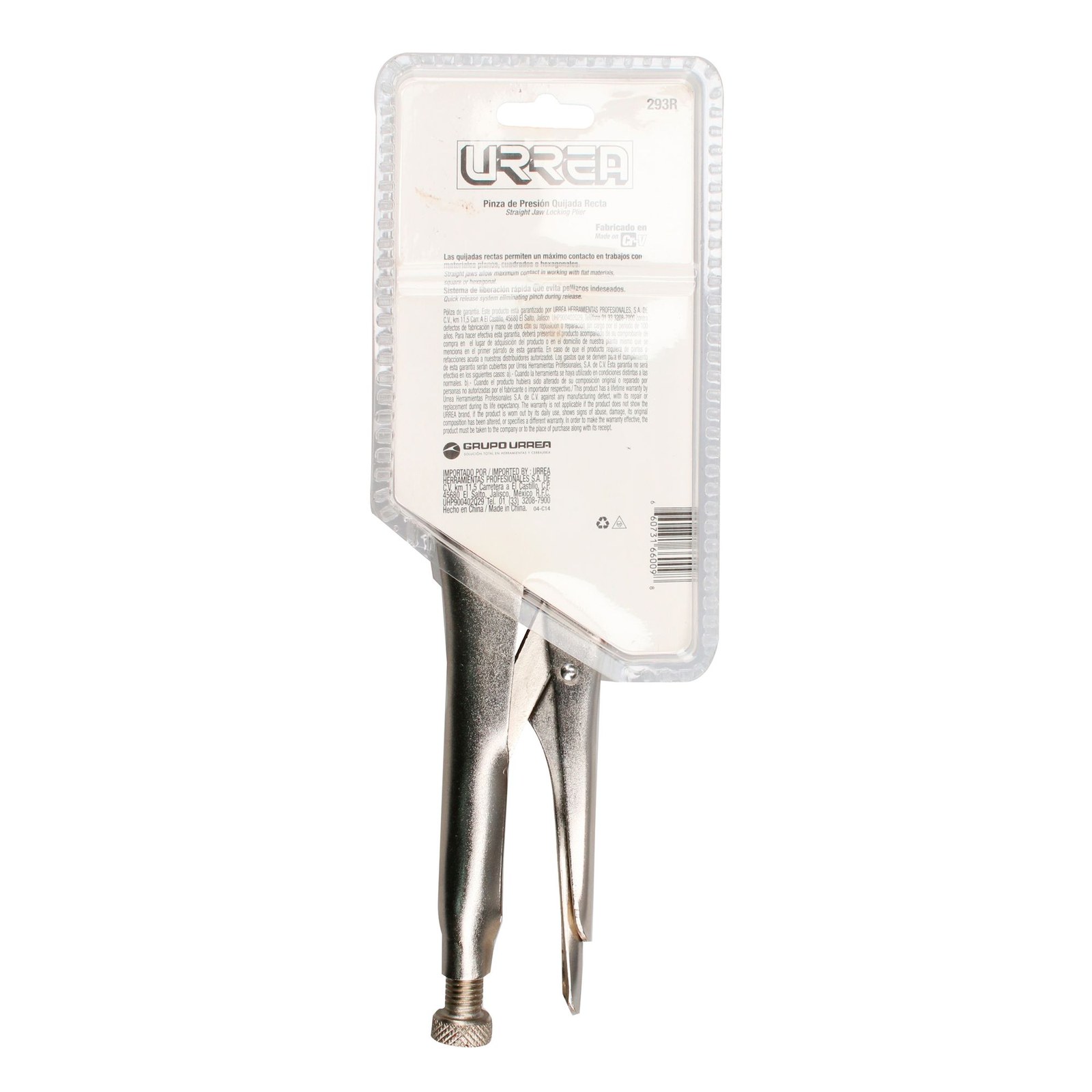 Pinza de presión de 10" quijada recta Urrea - Imagen 4