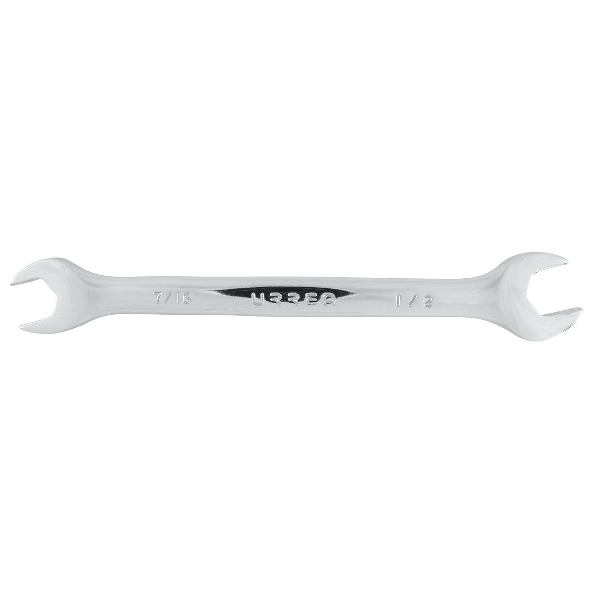 Llave española pulido espejo en pulgadas, 7/16" x 1/2" Urrea - Imagen 2