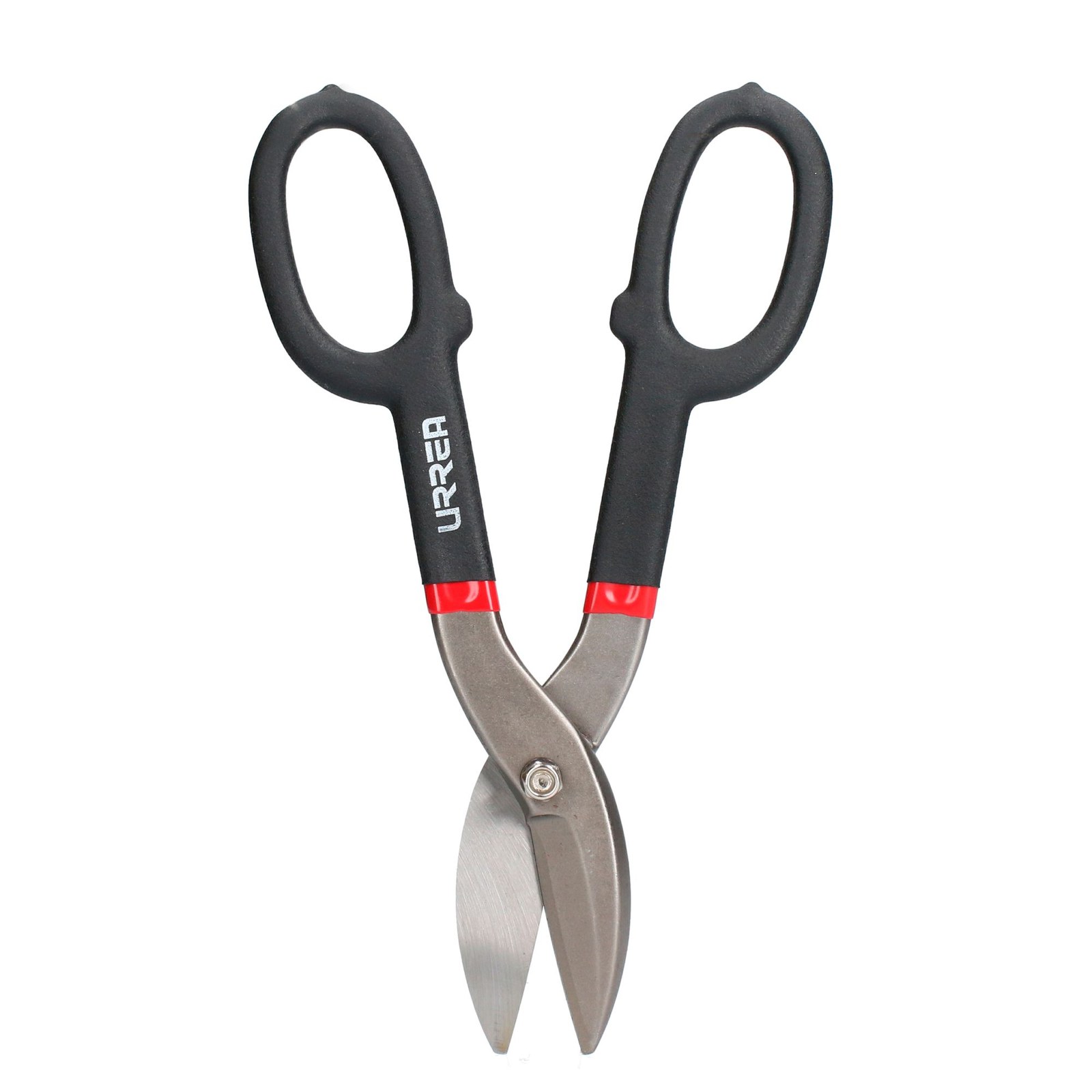 Tijera para hojalatero con mango rubber grip 10" Urrea - Imagen 3