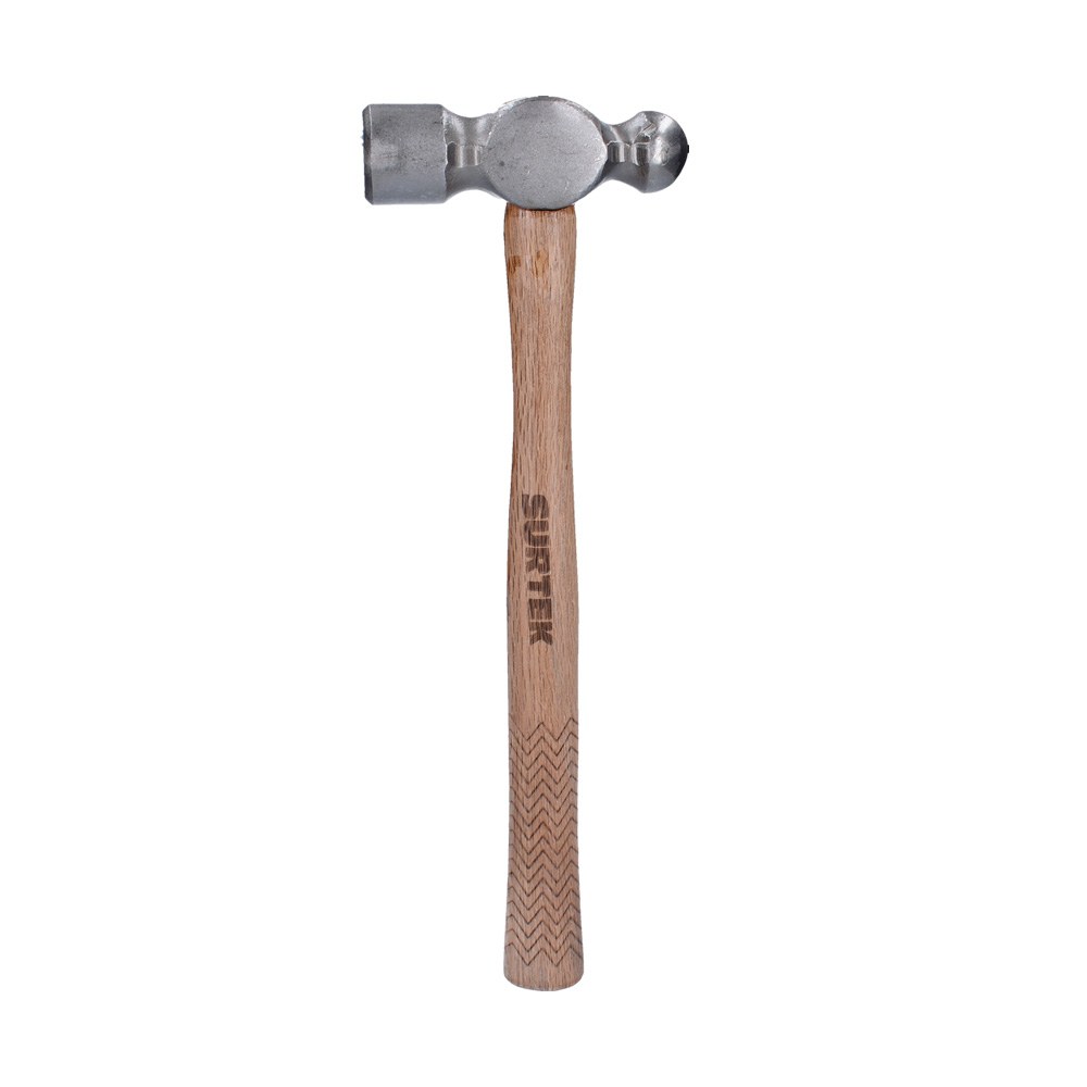 Martillo de bola pulido con mango de madera de encino de 16", 32 oz Surtek - Imagen 2