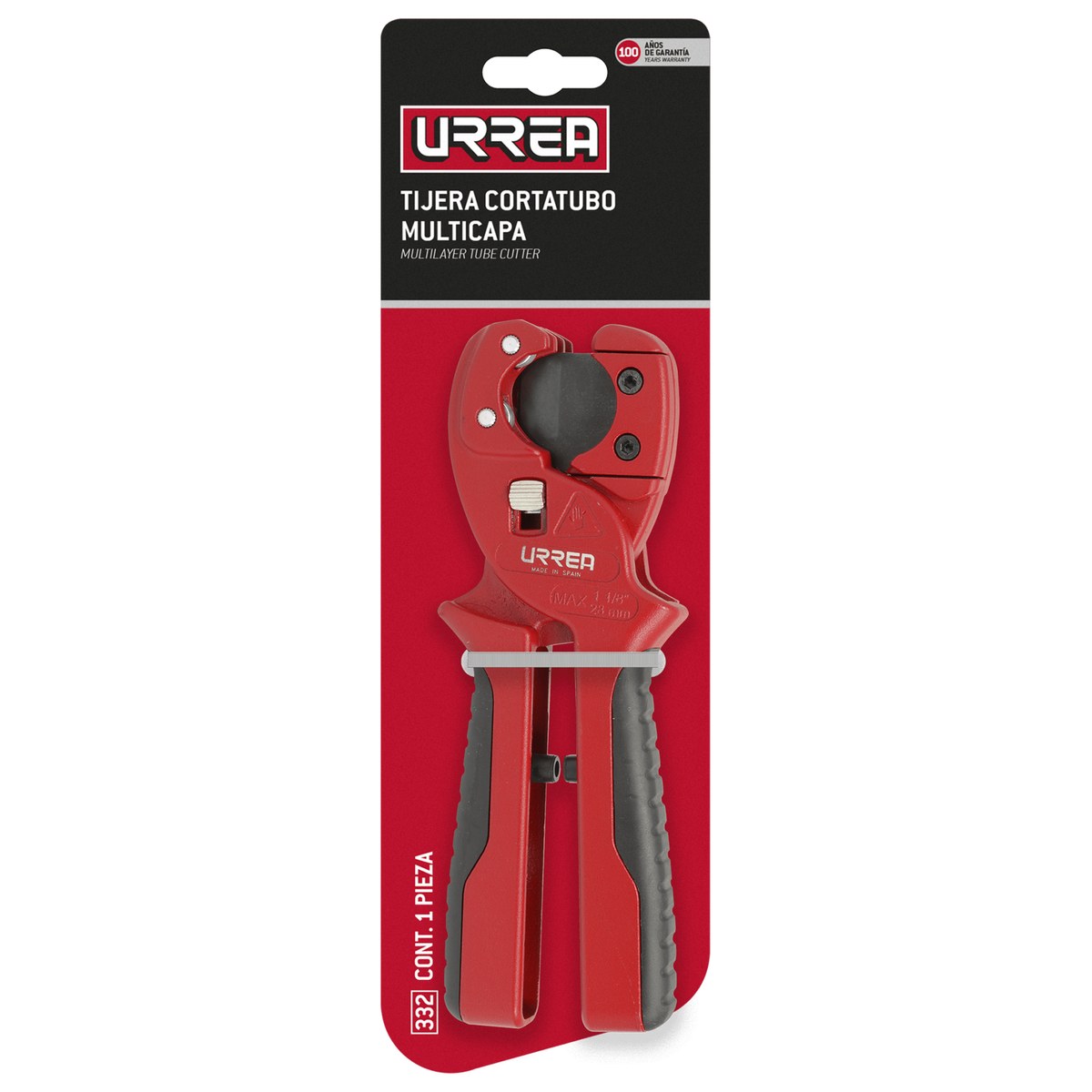 Tijeras para tubos plásticos de 1", tipo multicapa Urrea - Imagen 2