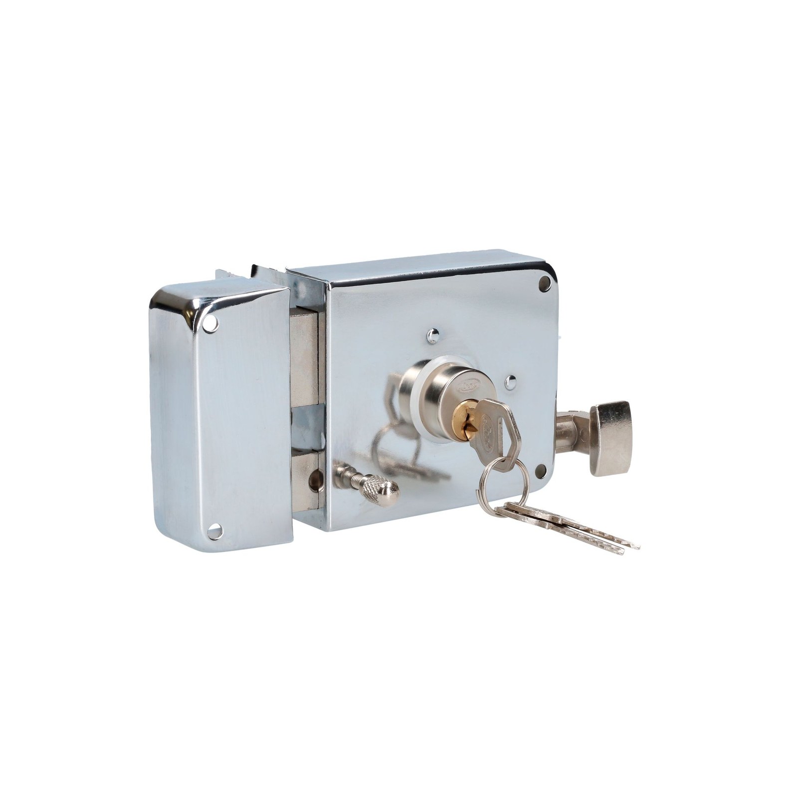 Cerradura de sobreponer función instala fácil, derecha, llave estándar, en caja Lock - Imagen 2
