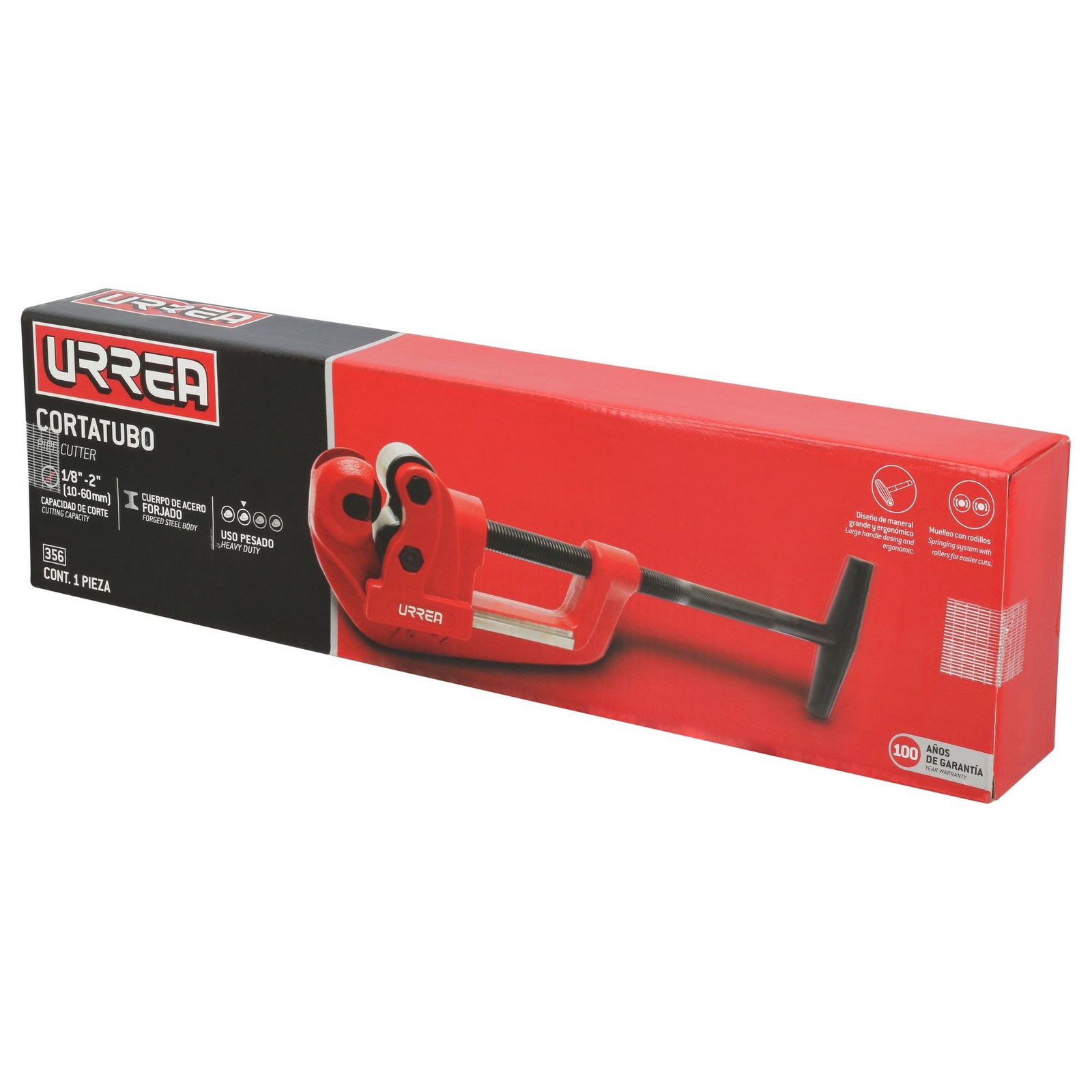 Cortatubos cuerpo de acero forjado 1/8" a 2" Urrea - Imagen 3