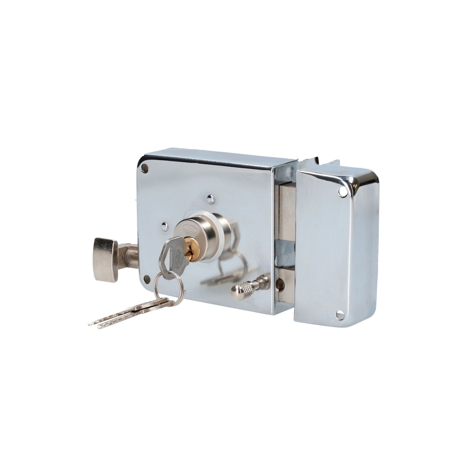 Cerradura de sobreponer función instala fácil, izquierda, llave estándar, en caja Lock - Imagen 2