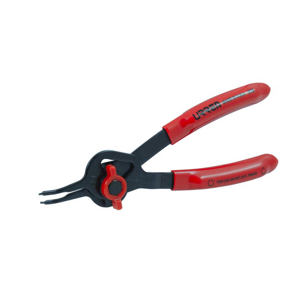 Pinza para anillos de retención convertibles con mariposa .038 ángulo de 90° Urrea