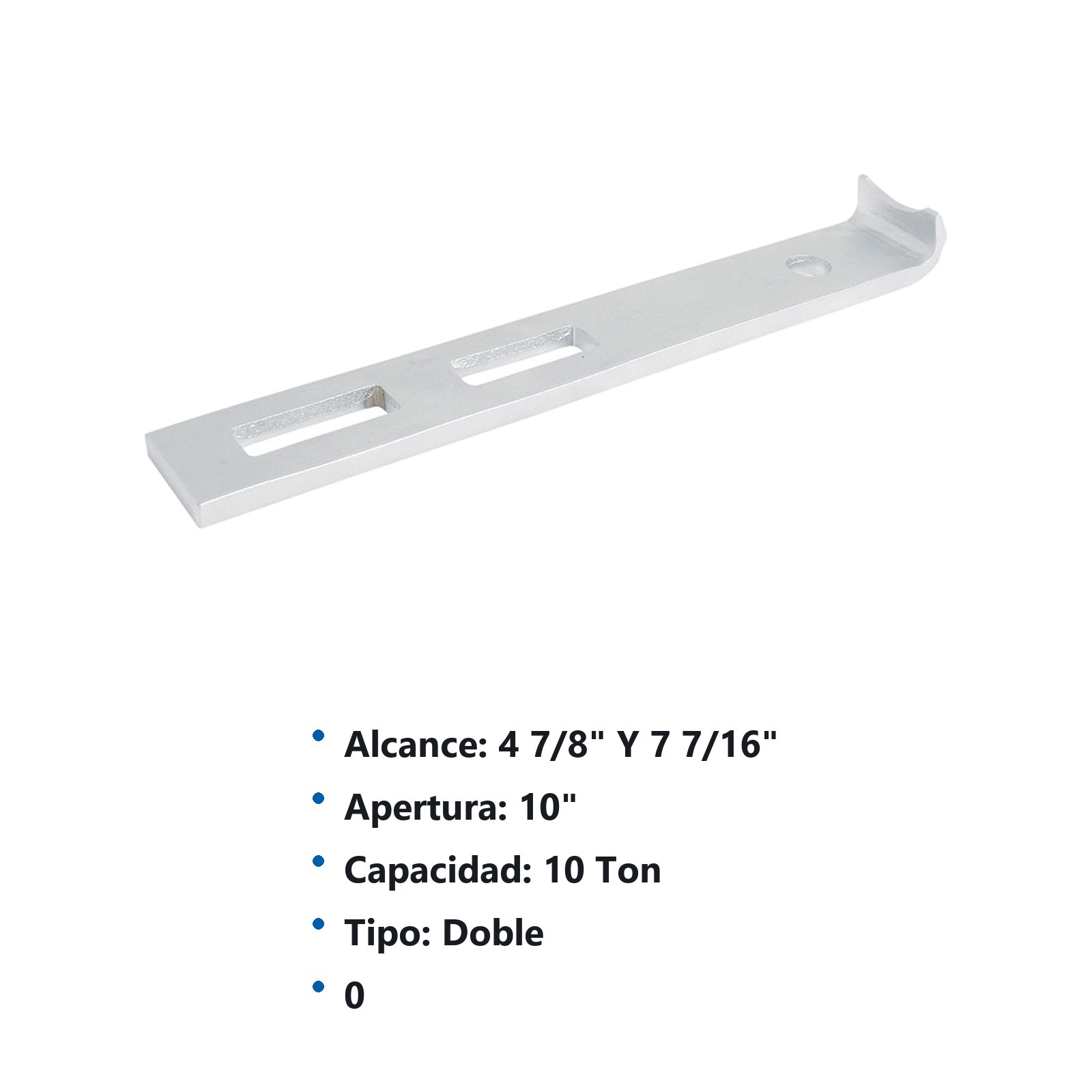 Quijada larga para extractor 10 ton, 4 -7/8" a 7-7/16" de alcance Urrea - Imagen 2