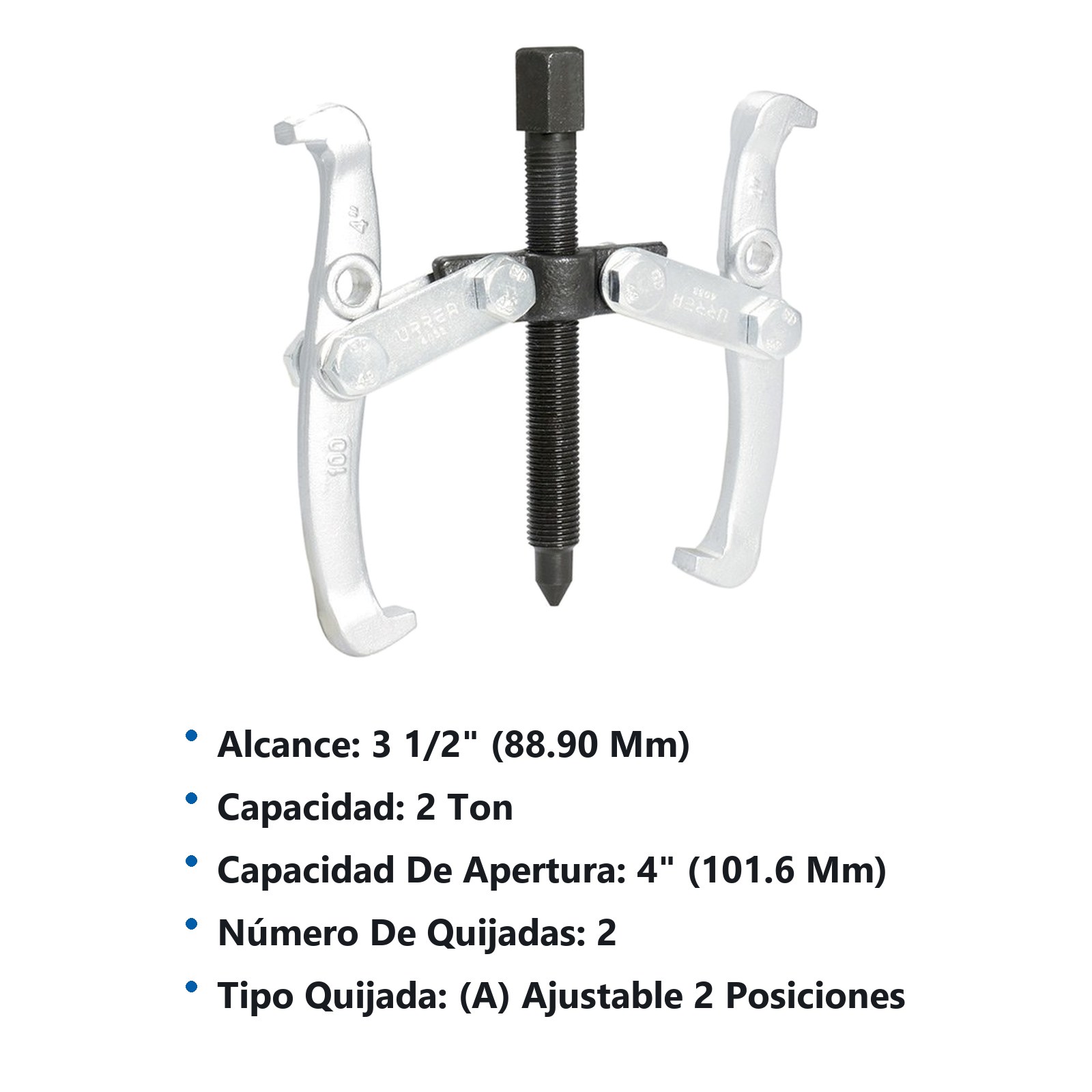 Extractor reversible 2 quijadas tipo "A" 2 ton, 2 posiciones Urrea - Imagen 3
