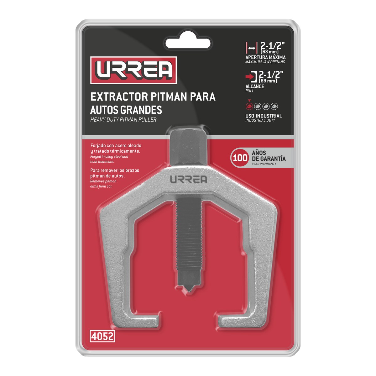 Extractor tipo Pitman para auto grande 1-5/16" Urrea - Imagen 2