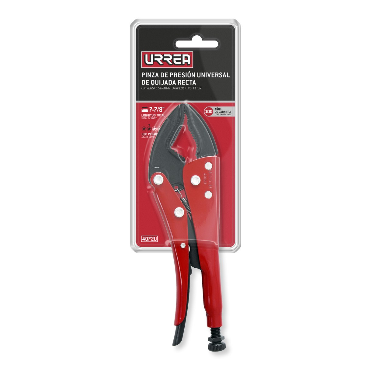 Pinza de presión de 7-7/8" quijada universal Urrea - Imagen 2