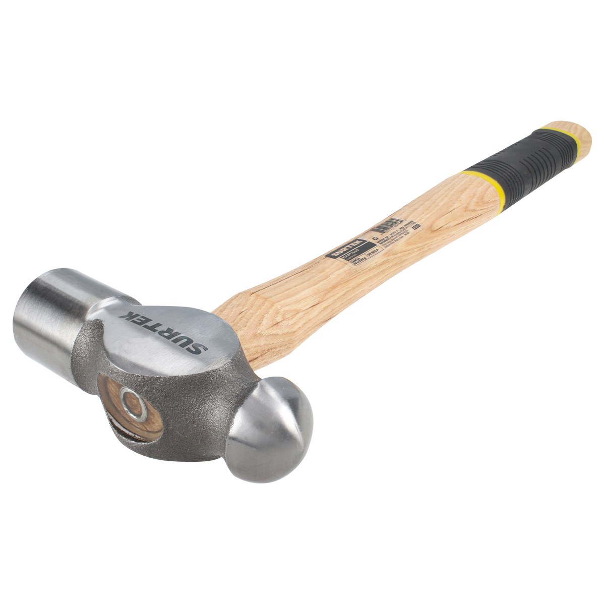 Martillo pulido de bola con mango de madera con grip de 18", 40 oz Surtek - Imagen 2