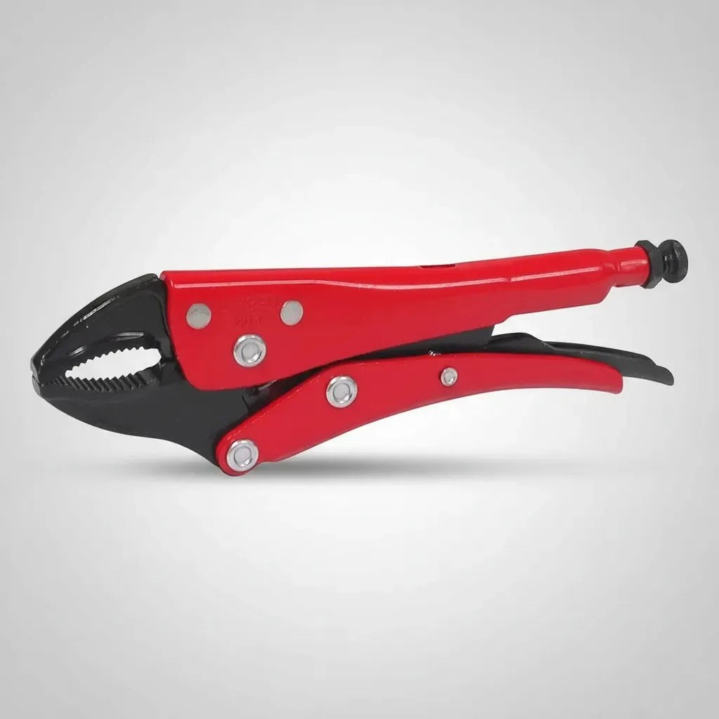 Pinza de presión de 9-1/4" quijada curva con corta alambre Urrea - Imagen 4