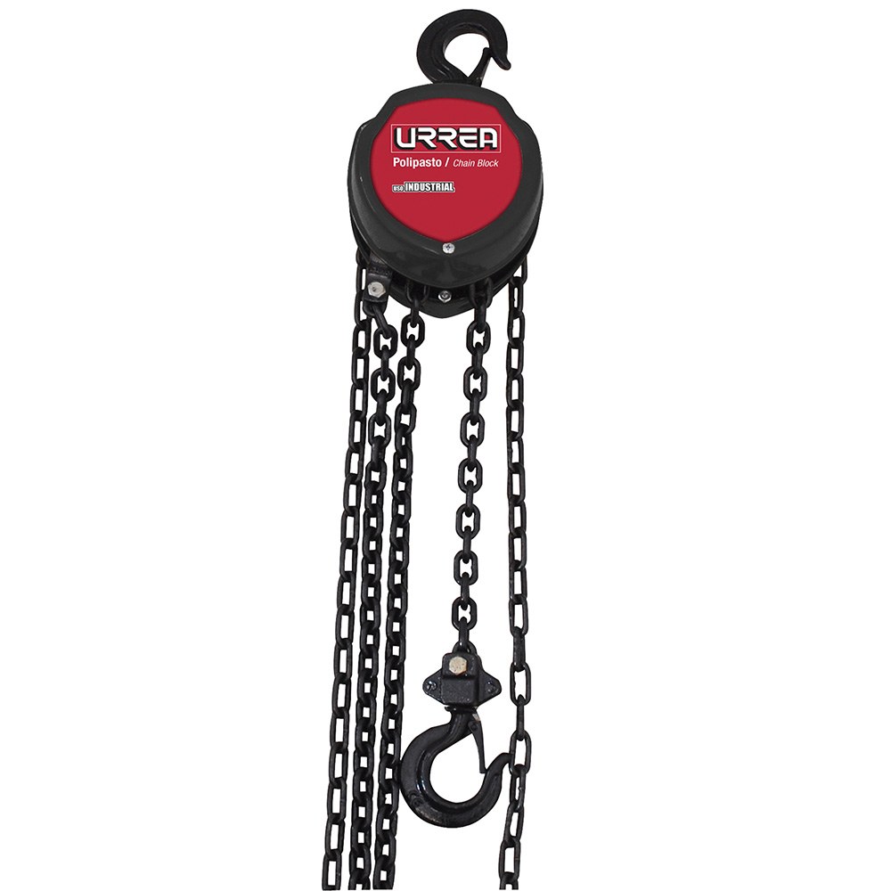 Polipasto manual 1 ramal, 0.5 ton, cadena 6 m Urrea