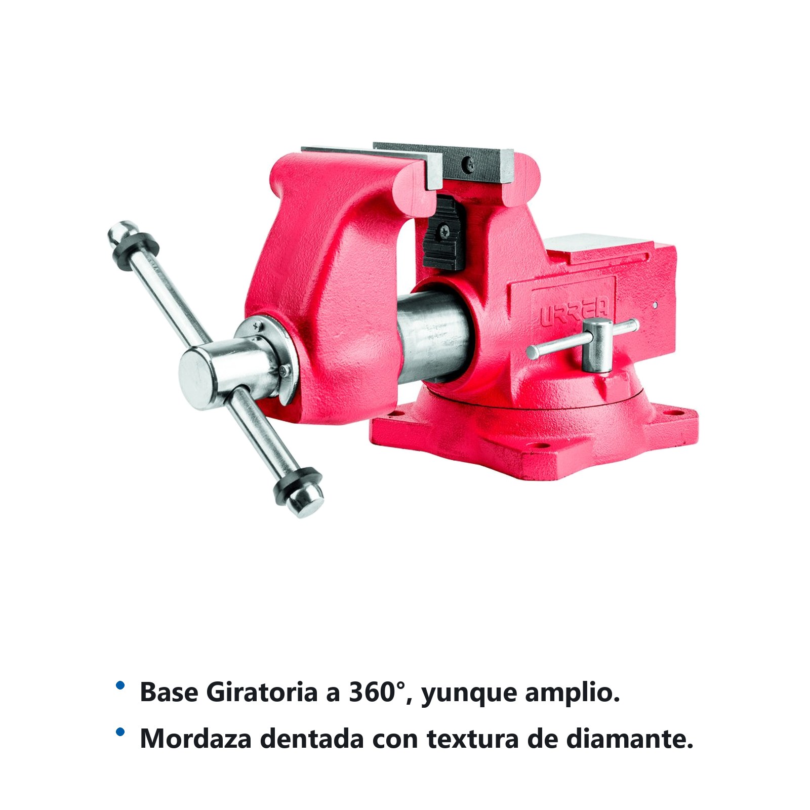 Tornillo de banco de hierro nodular 8" Urrea - Imagen 2