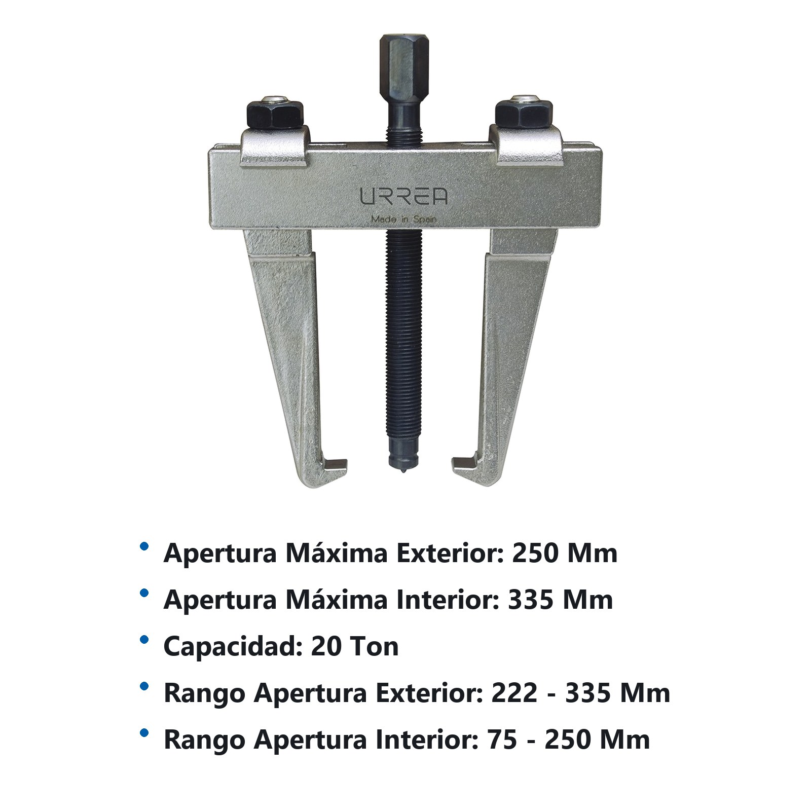 Extractor rígido tipo "A", 20 ton Urrea - Imagen 2