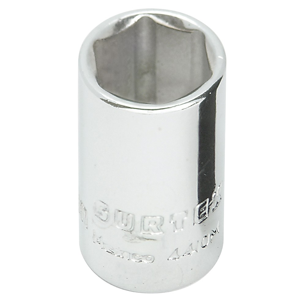 Dado cuadro de 1/4", 6 puntas, métrico, 10 mm Surtek