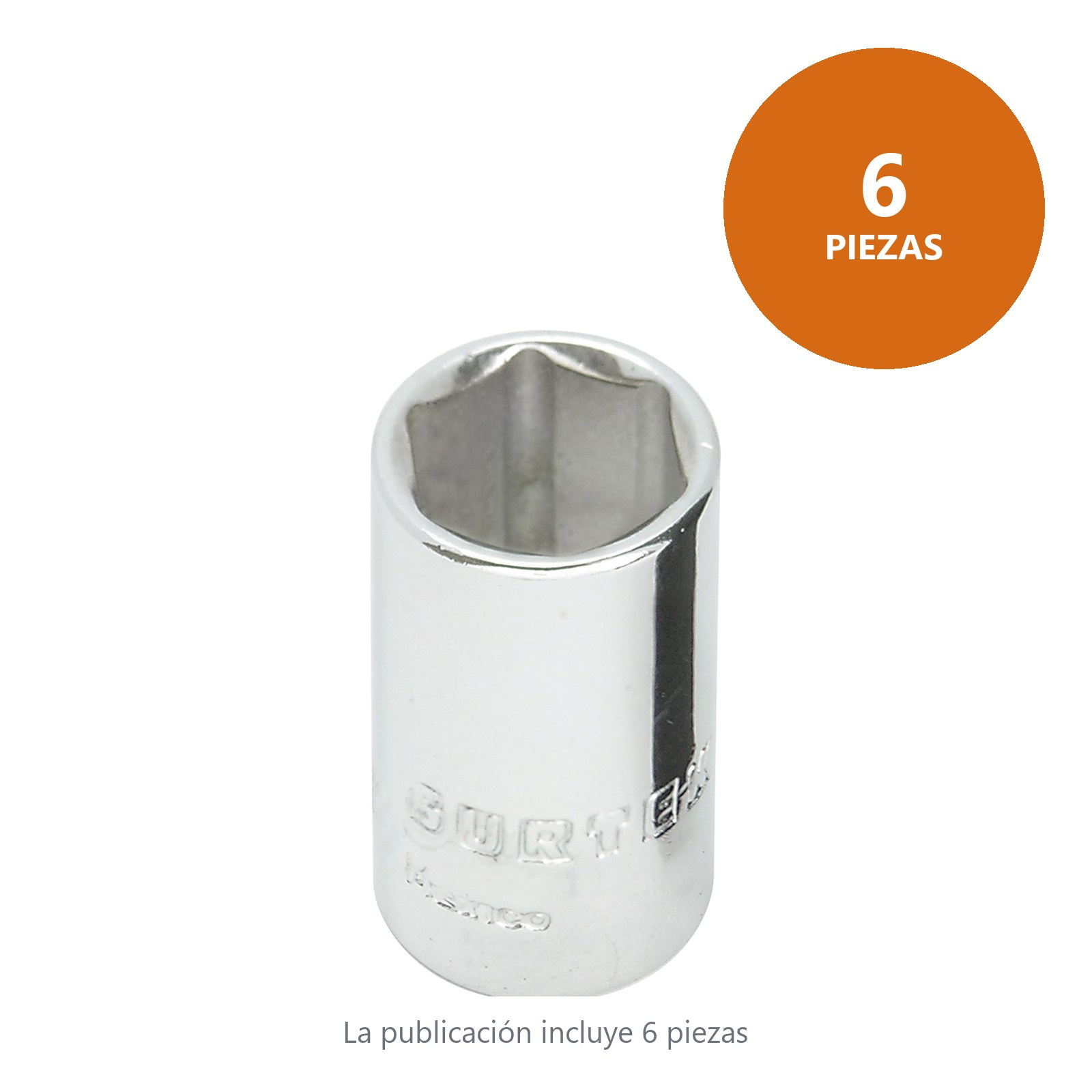 Dado cuadro de 1/4", 6 puntas, métrico, 13 mm Surtek - Imagen 3