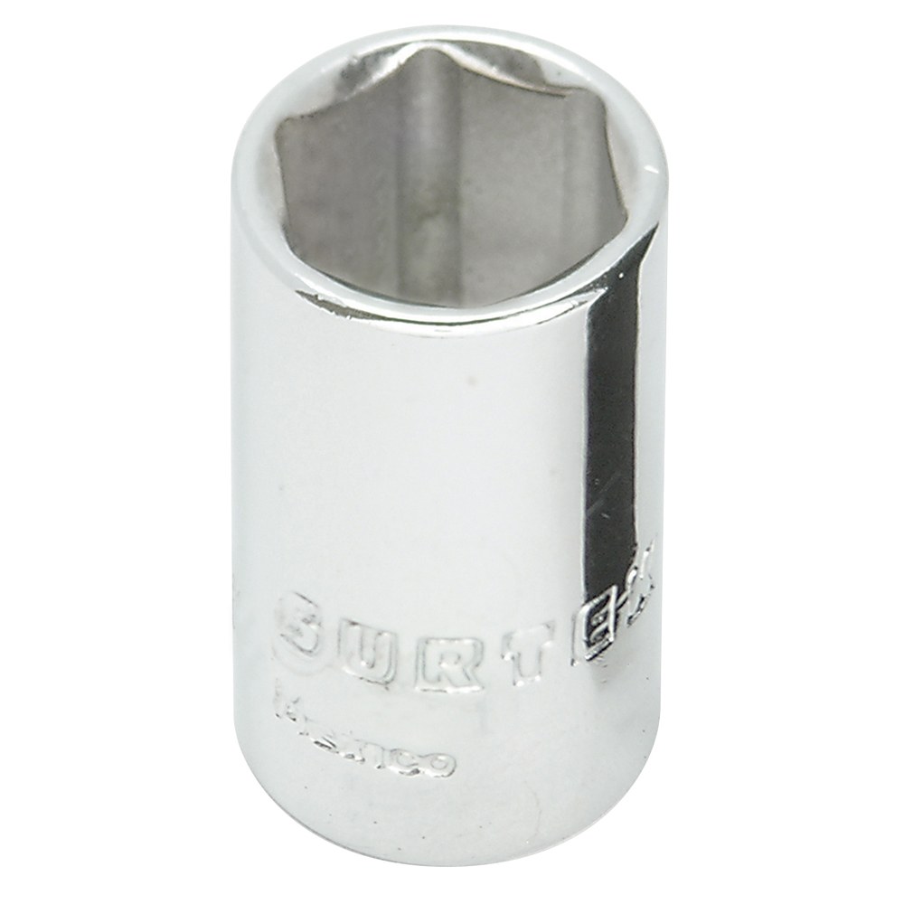 Dado cuadro de 1/4", 6 puntas, en pulgadas, 1/2" Surtek