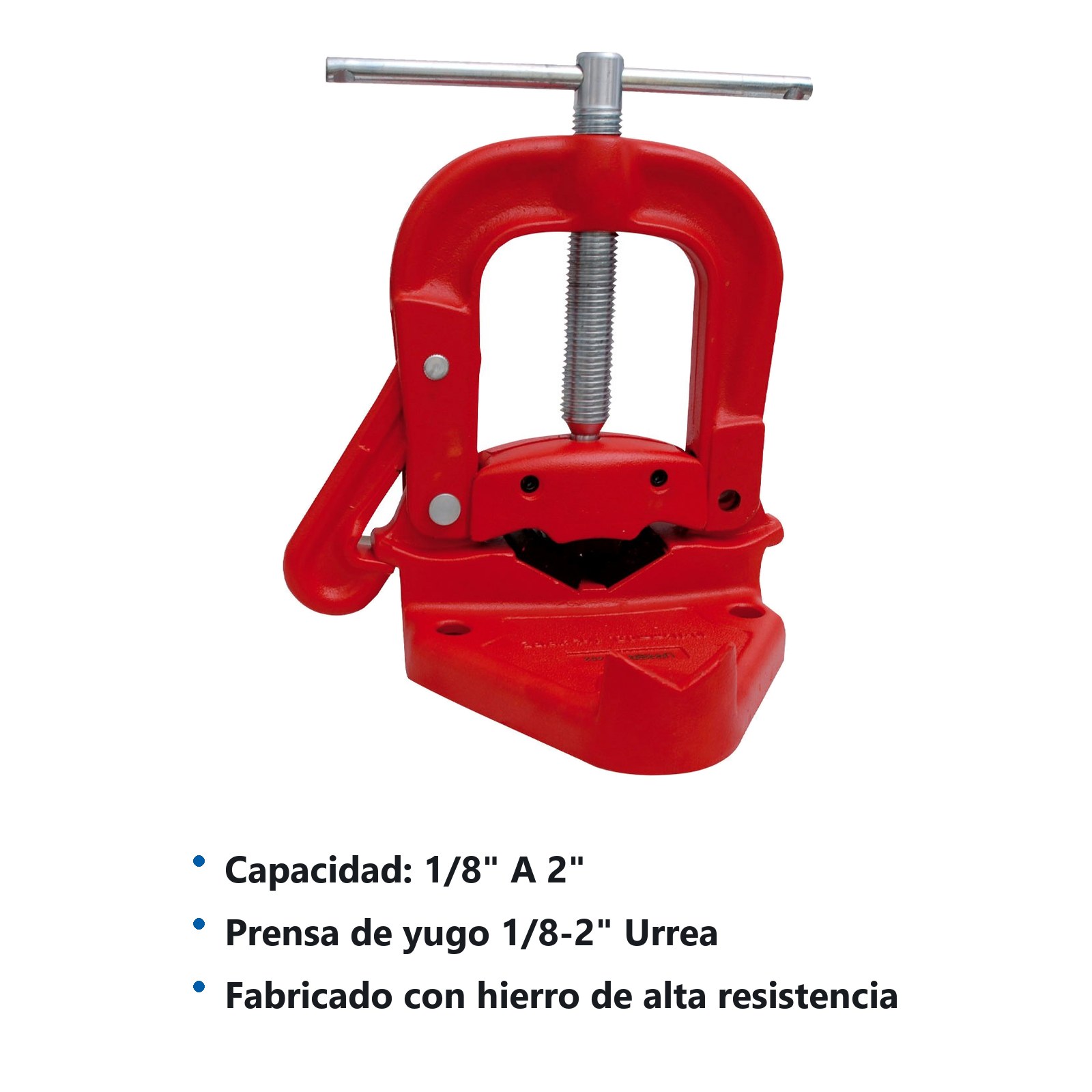 Prensa de yugo para tubos de 1/8" a 2" Urrea - Imagen 2