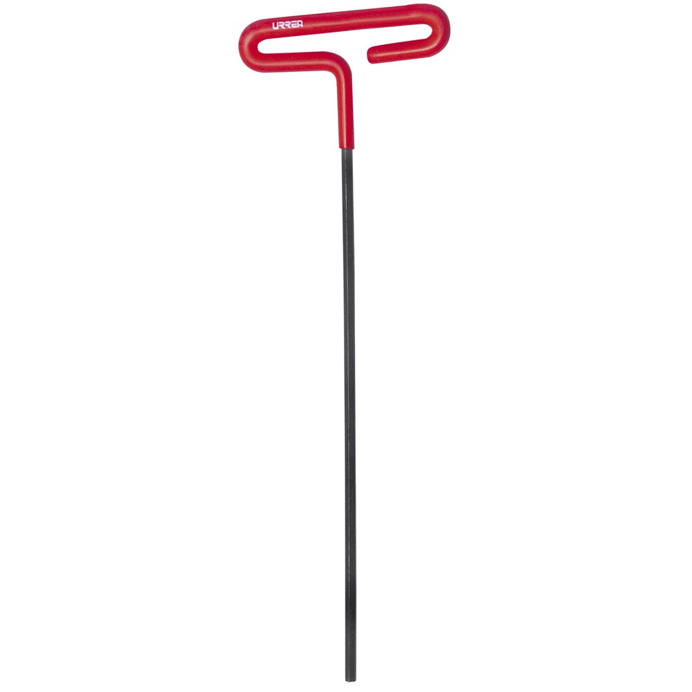Llave hexagonal larga tipo "T" mango de vinil, en pulgadas, 3/8" Urrea