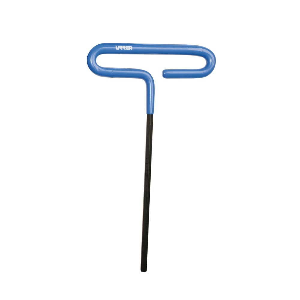 Llave hexagonal corta tipo "T" mango de vinil, métrica, 10 mm Urrea