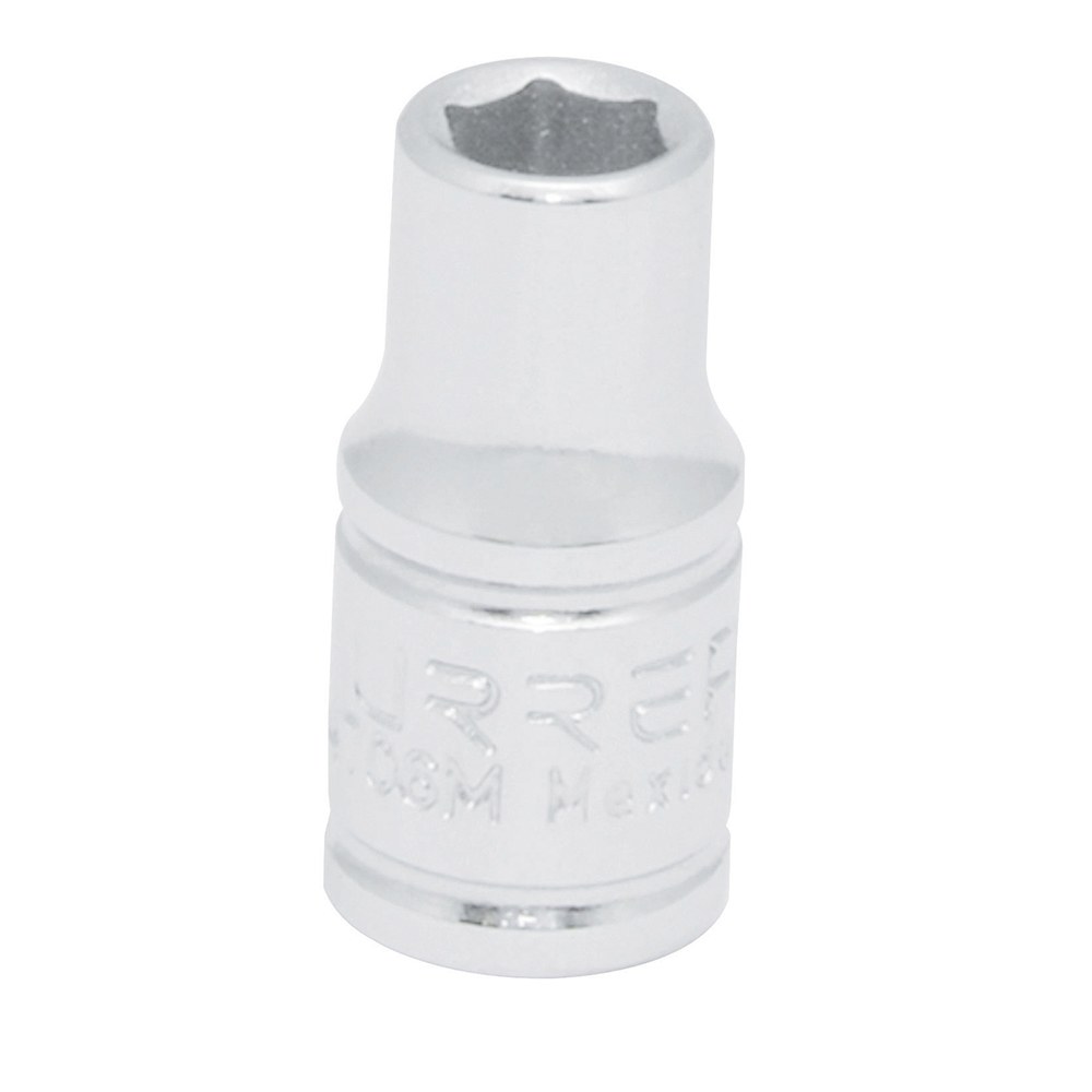 Dado cuadro de 1/4", 6 puntas, métrico, 4 mm Urrea