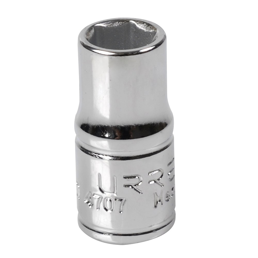 Dado cuadro de 1/4", 6 puntas, en pulgadas, 7/32" Urrea