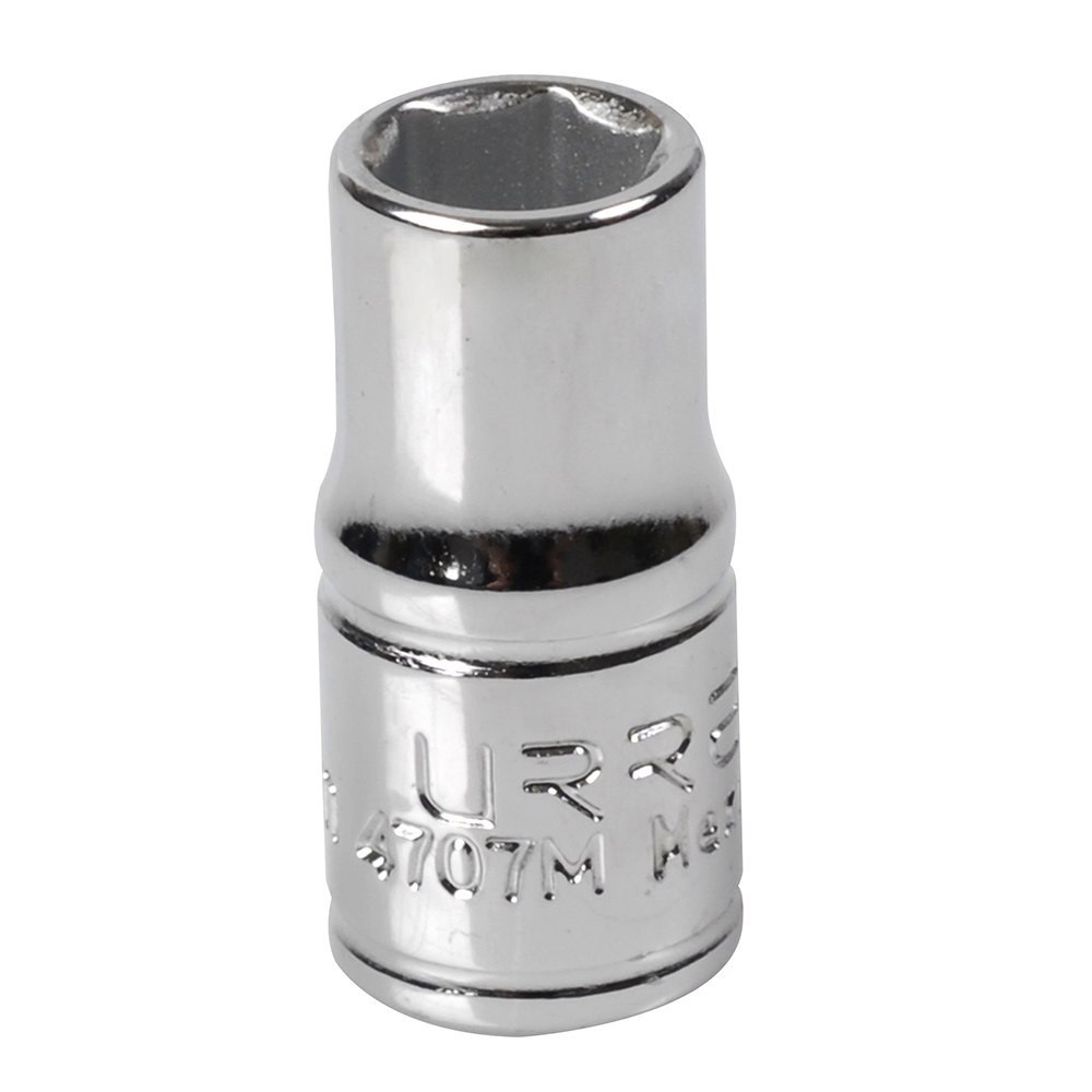 Dado cuadro de 1/4", 6 puntas, métrico, 7 mm Urrea