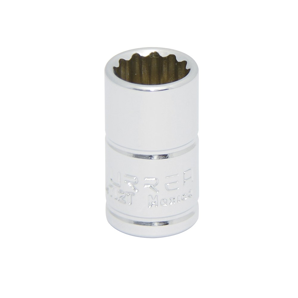Dado cuadro de 1/4", 12 puntas, en pulgadas, 11/32" Urrea