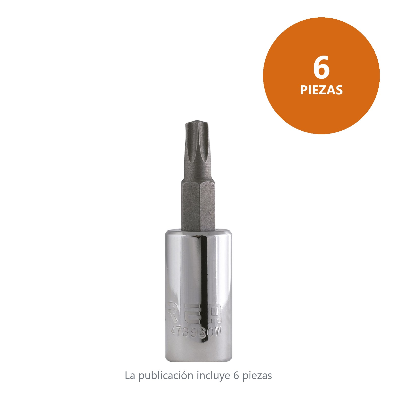 Dado con punta torx cuadro de 1/4", T25 Urrea - Imagen 3