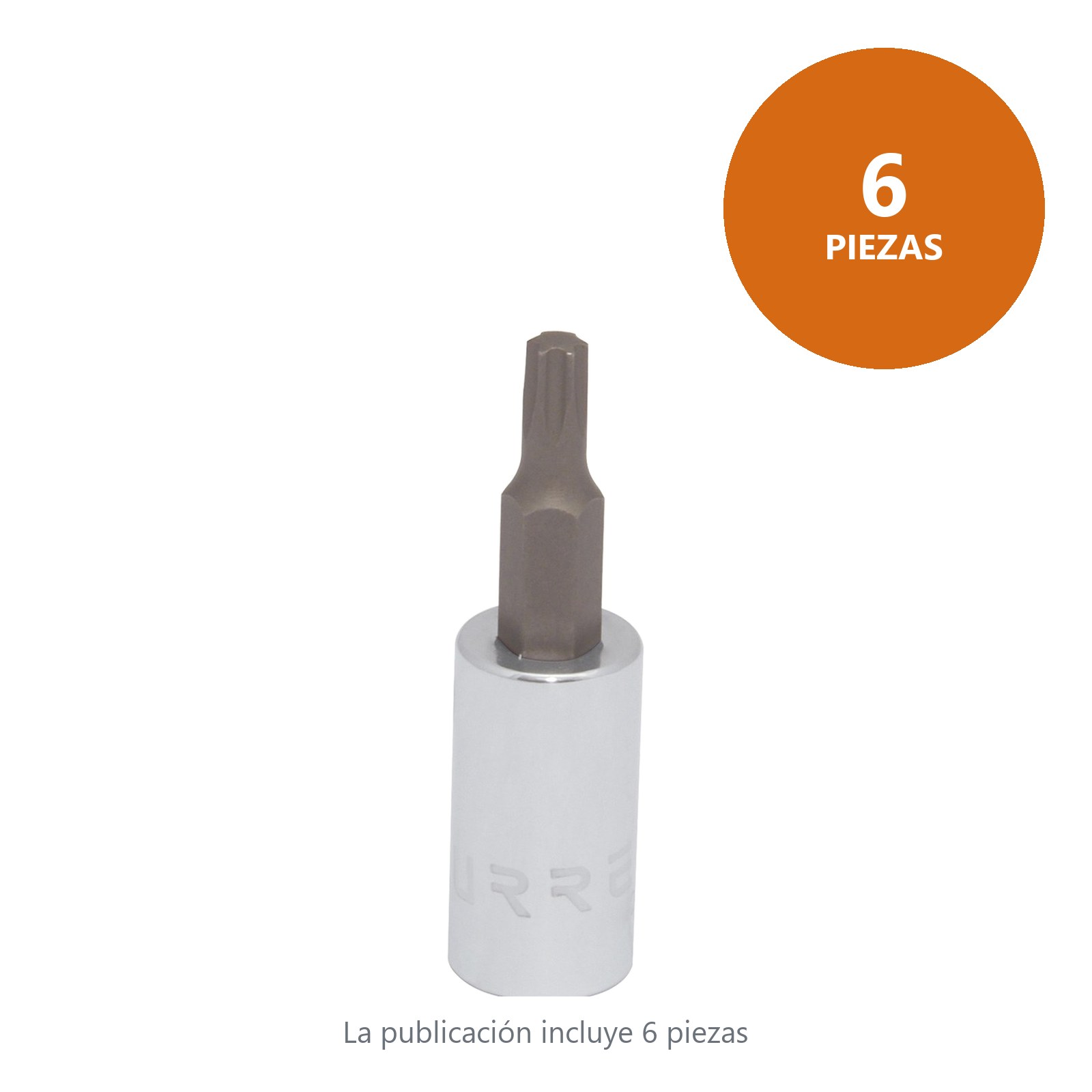 Dado con punta torx cuadro de 1/4", T27 Urrea - Imagen 3