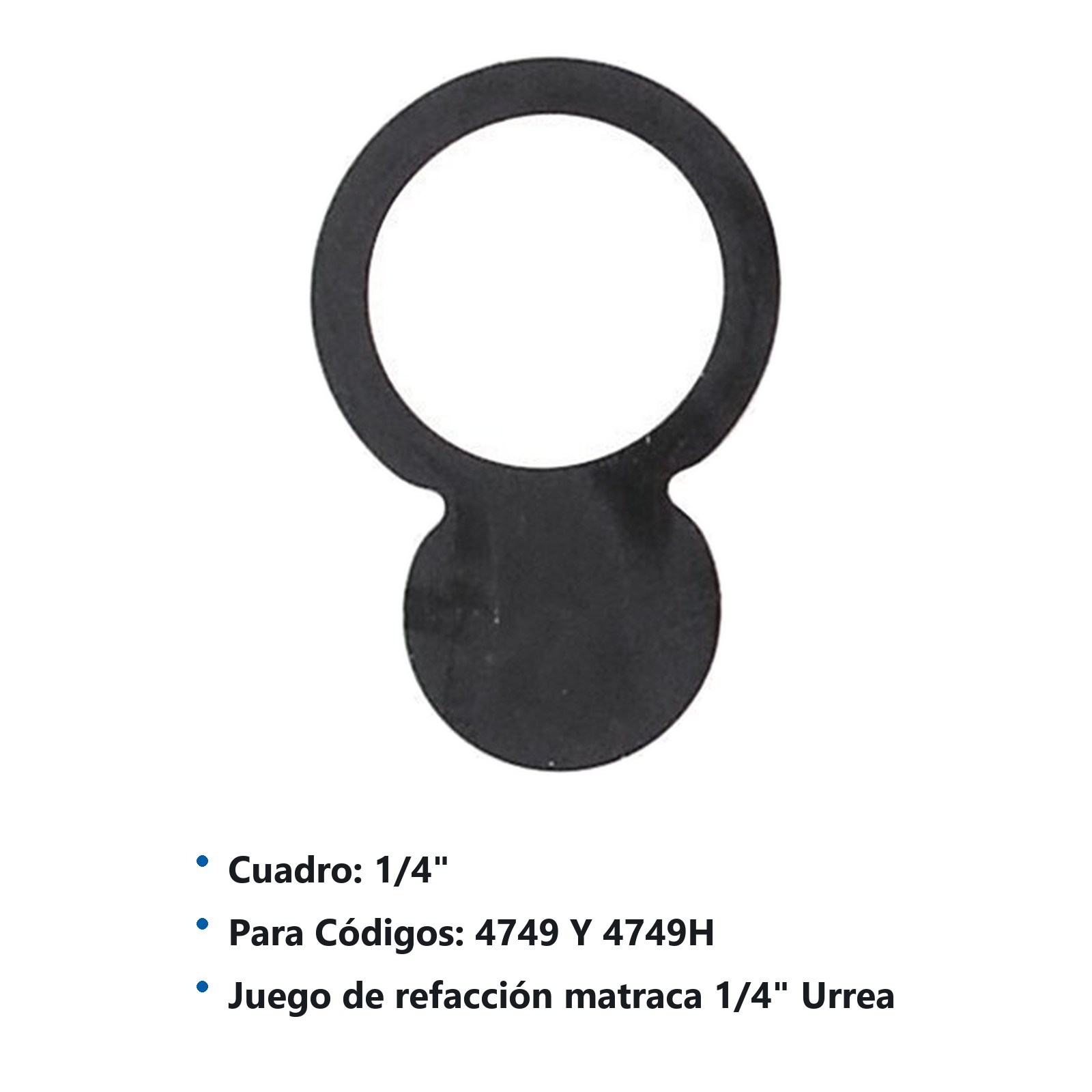 Juego de refacción para matraca reversible 4749 y 4749H Urrea - Imagen 3