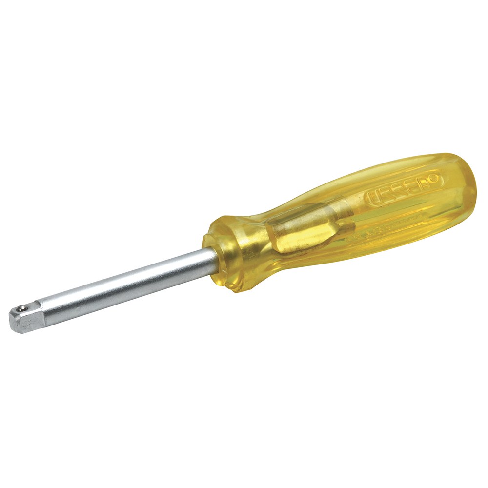 Destornillador con mango ámbar para dado cuadro de 1/4", 2-3/8" Urrea
