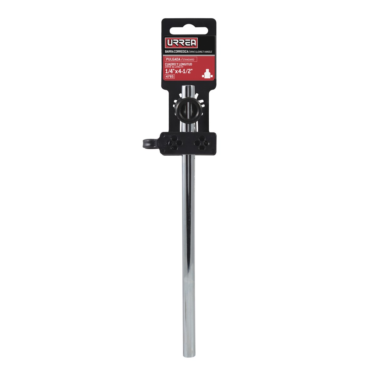 Barra corrediza para dado cuadro de 1/4", 4-1/2" Urrea - Imagen 2